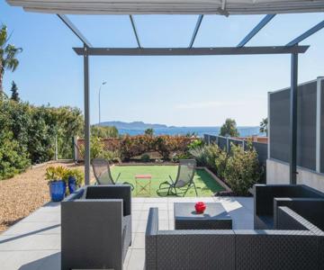 Face à La Mer Superbe Villa Terrasse Barbecue Le Pradet