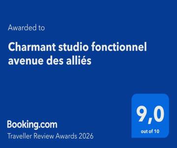 Charmant studio fonctionnel avenue des alliés