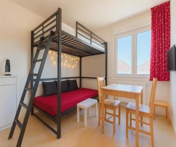 Exceptionnel Studio Le petit dortoir wifi parking gratuit vue incroyable sur le pic au pied des pist