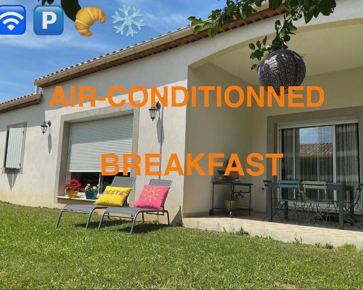 Maison climatisée avec hote ptit dej inclus