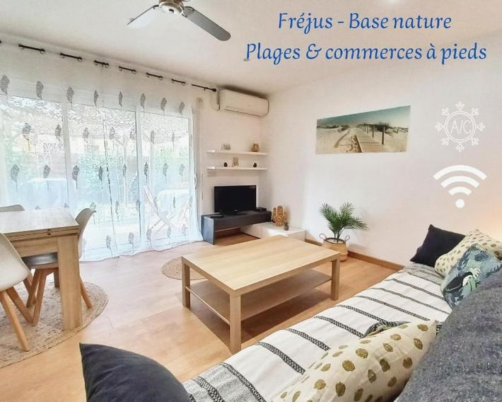 " Le Beausoleil 2" T3-Base Nature-Plages-Clim-wifi