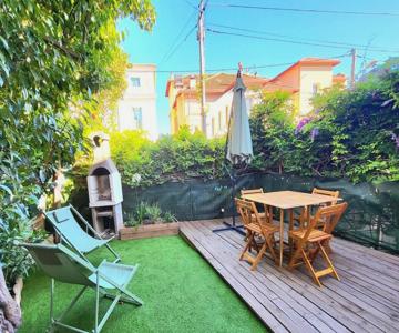 T2 rénové jardin et parking