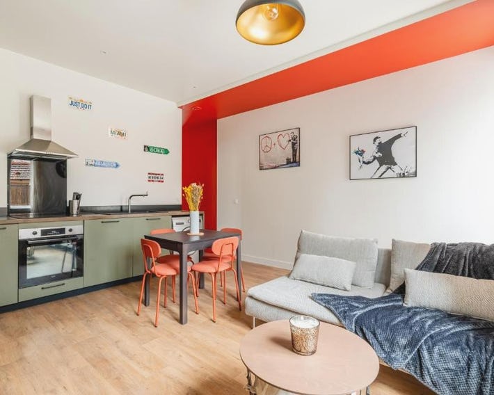 Bien-être en bord de mer : Terrasse,chambre double
