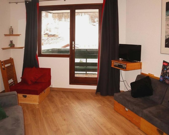 Charmant studio 4 pers au coeur des Orres, balcon sud, proche commerces et pistes - FR-1-322-61