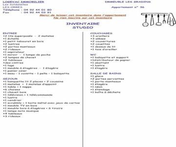 Résidence Les Gradins - Studio Pour 4 Personnes 734