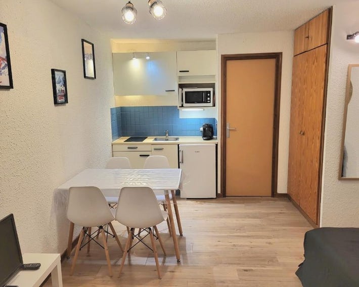 Appartement 4pers rénové de 24M2 pied des pistes