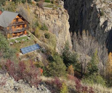 Chalet Inukshuk Vue panoramique Gorges de la Durance Parc des Ecrins