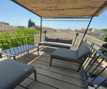 Appartement de village avec balcon rooftop