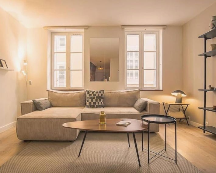 Rare Appart 2 chambres en duplex design au Panier