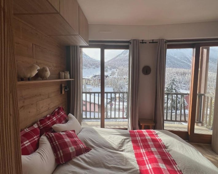 Les Tanières de Montgenèvre - La Marmotte - Duplex 4 p entièrement rénové avec vue magnifique