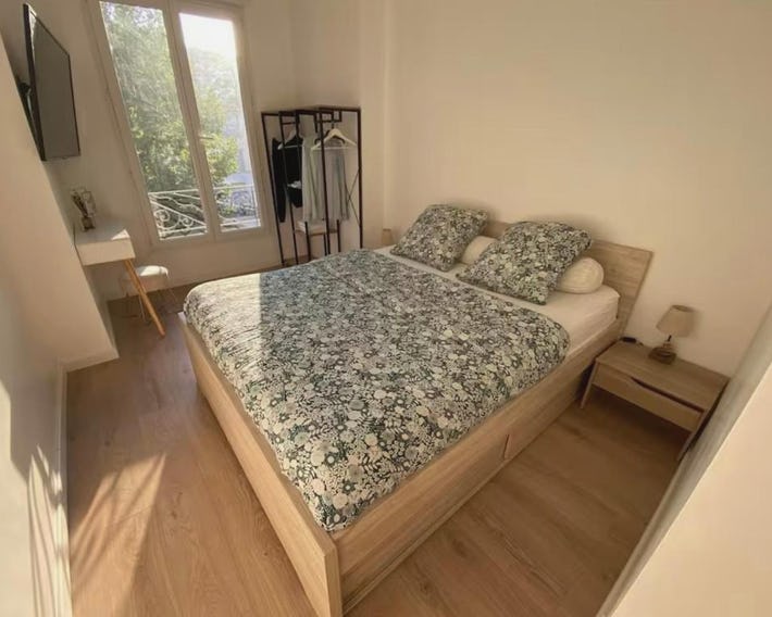 Appartement Nice 2 chambre 2 lits 1 salle de bain