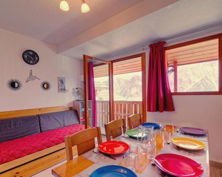Au bon endroit N3 - Appartement 2 pièces 5/7 personnes - proche pistes - Belle vue montagne