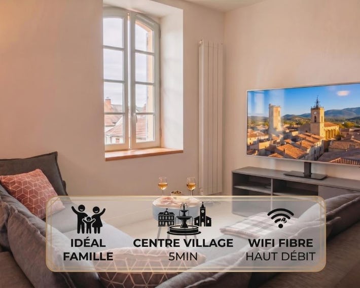 Airkeys La Calade - Pied à Terre Authentique Idéal pour Groupe d'Amis & Famille en Escapade Luberon 