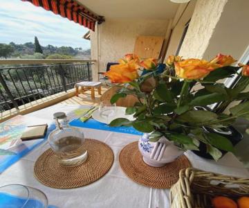 Logement cosy, situé entre ciel et mer
