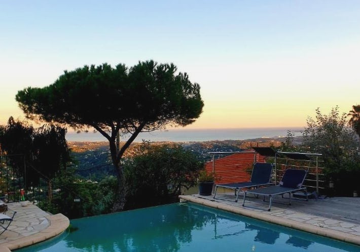 "Aux Balcons du Riou" avec vue mer 180 degrés