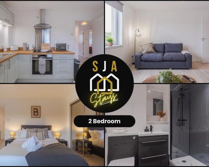 Merkland Stay - SJA Stays - Modern 2 Bed Apartment