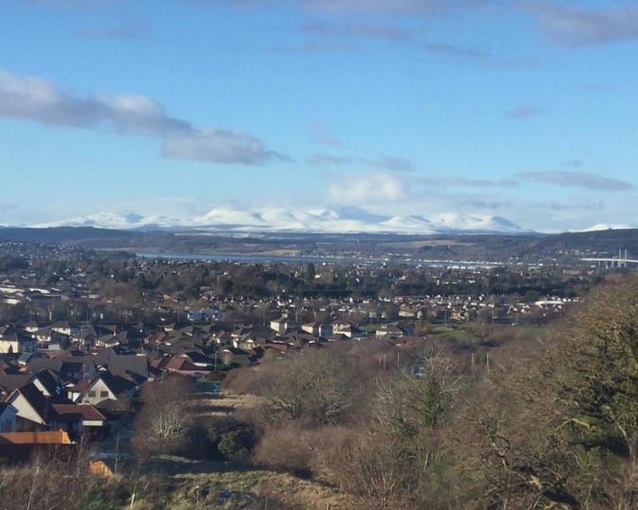 Amazing views of Inverness