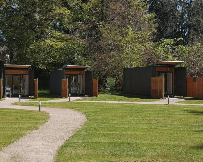 A UNIQUE Experience in a Converted Shipping Containers, Glamness is Adults Only