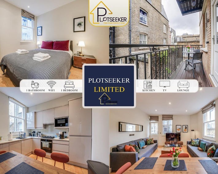 Fitzrovia 1BRBalcony Sleeps 6 Central London