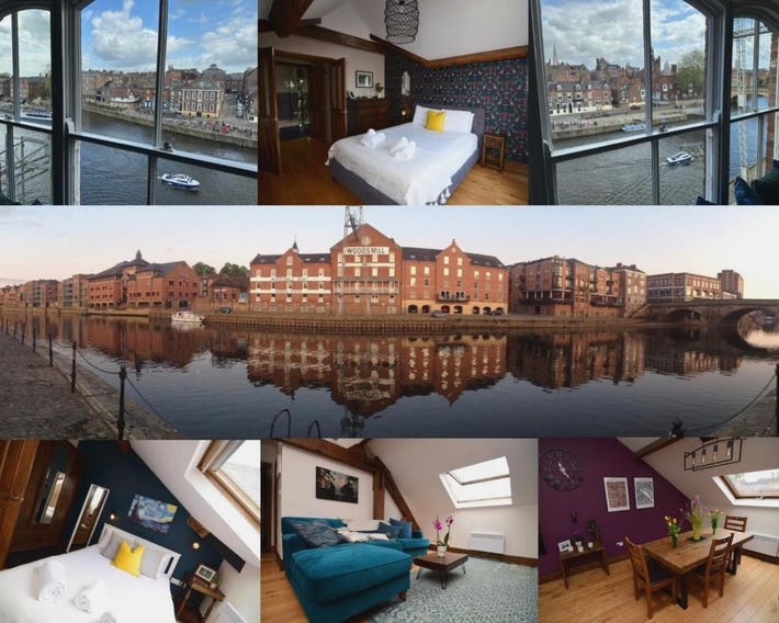 LoveYork Penthouse Riverside Apt with Free Parking