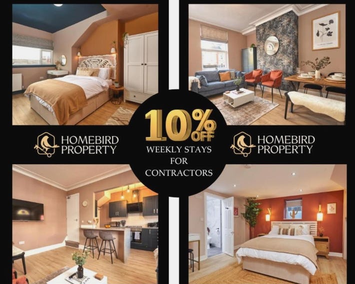 Beautiful 3BDR House By Homebird Property Management Short Lets & Serviced Accommodation Leeds With 