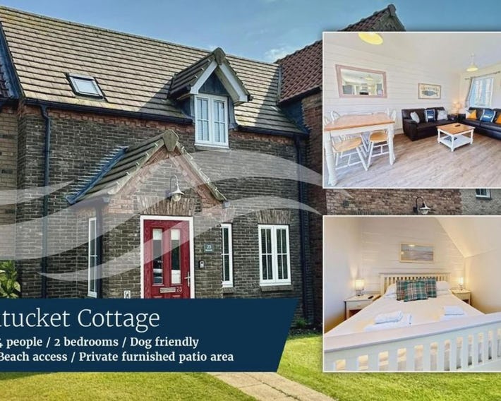 Nantucket Cottage - Part of the The Bay Filey Holiday Village with pool, gym and direct beach access