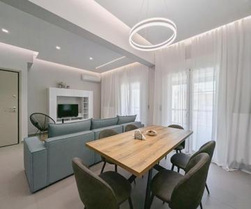 Acropolis view 3BD penthouse next to tram and port
