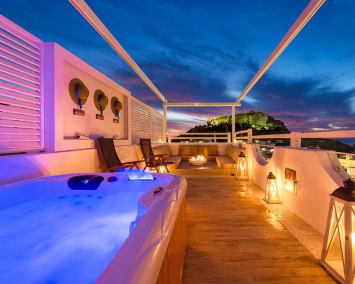 Lindos Allure Villa with Jacuzzi and Acropolis view!!!