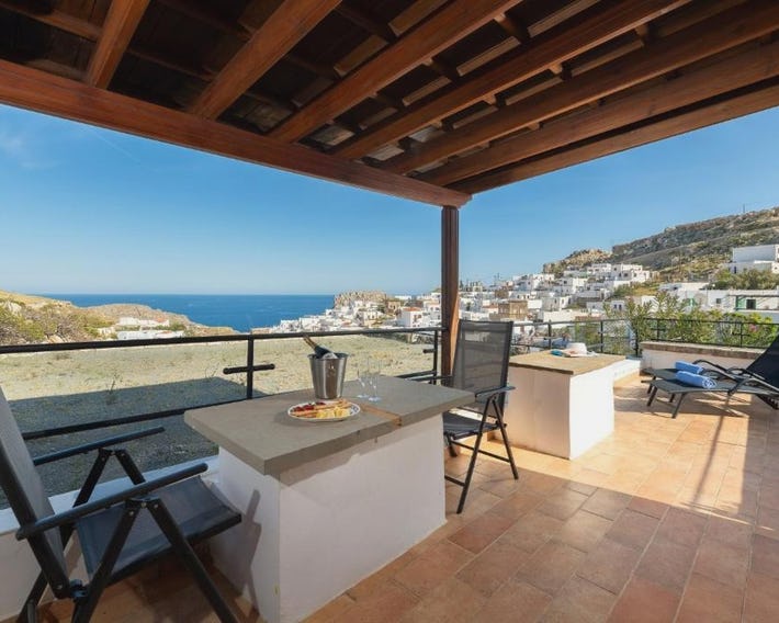 Villa Valasia Lindos with Acropolis View
