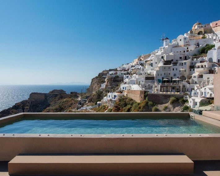 Old Castle Oia by Mr and Mrs White