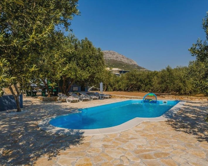 Luxury private villa complex with pool and jacuzzi