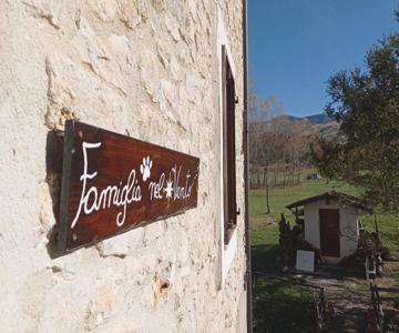 Famiglia nel vento