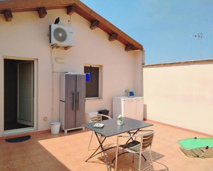 Mansarda con terrazzo privato