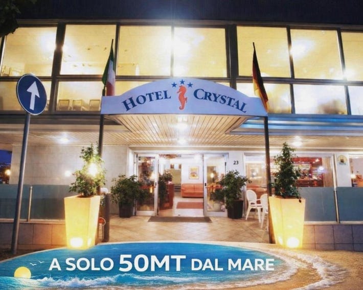 Hotel Crystal con Piscina Estiva Privata - SPIAGGIA INCLUSA con Formula All Inclusive 7 notti