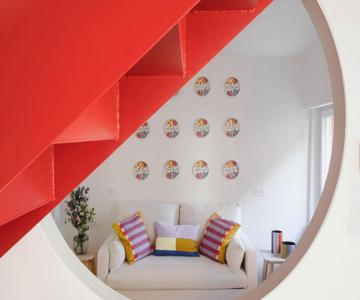NEST LIVING Red Velvet - Private Design Apartment in the city center
