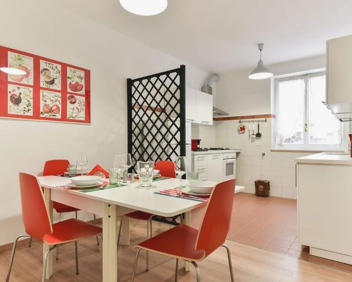 Red & White Vatican Apartment