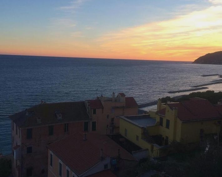Appartamento nel borgo con splendida vista sul mare