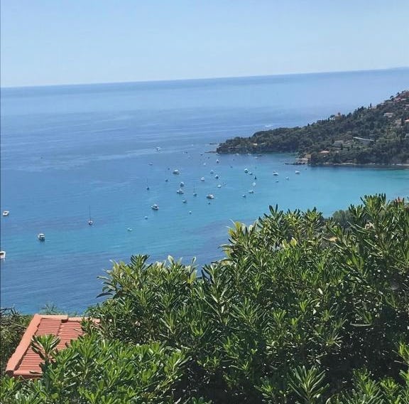 Il mare tra gli olivi