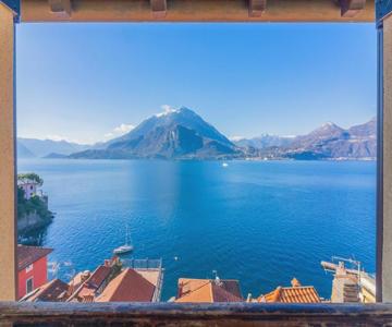 Above the lake