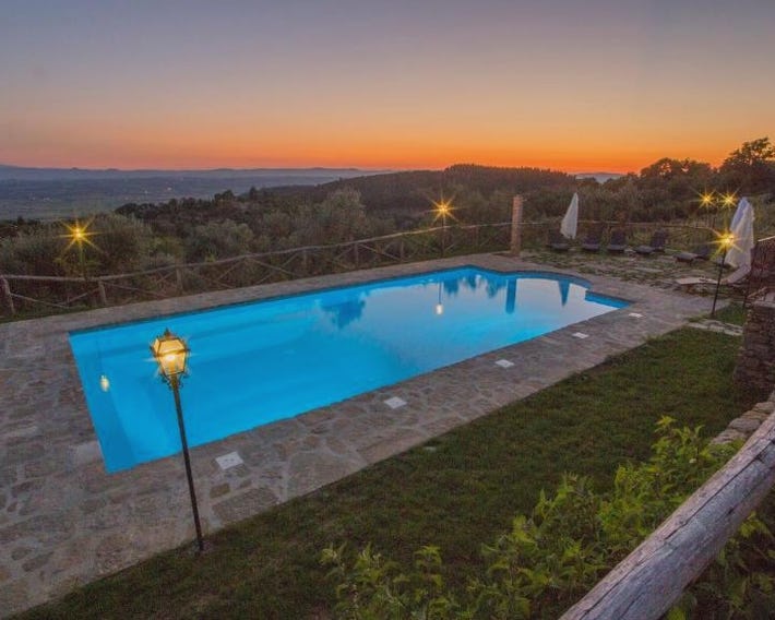 Tenuta Angelici Winery Agriturismo Henni with pool sauna and jacuzzi Cortona