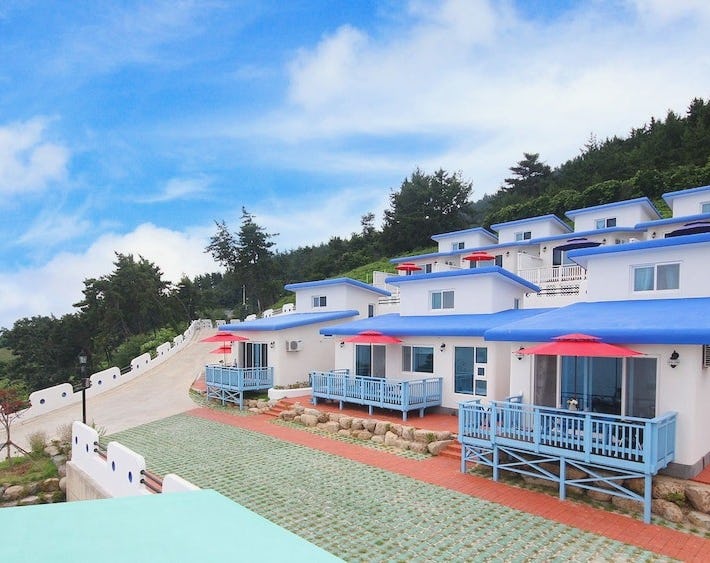 Blue & White Pension