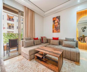 Premium Apartment with Pool, Hammam & Gym Guéliz 12