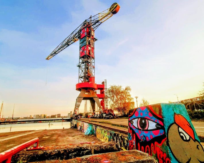 Faralda NDSM Crane Hotel Amsterdam
