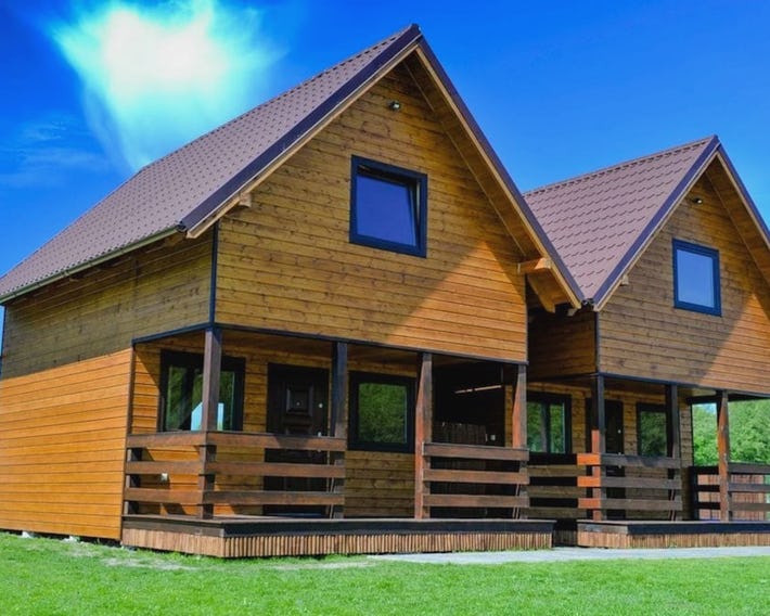 Two-storey Holiday Cottages, Plesna