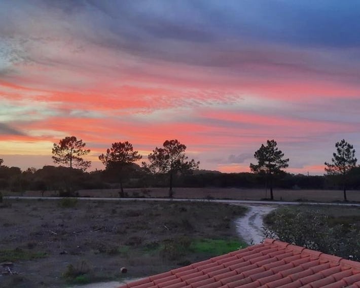 Sunset flat in Malhadais