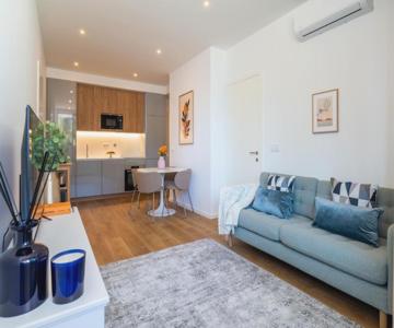 Sleek & Modern Flat w/ Private Garage by HostWise