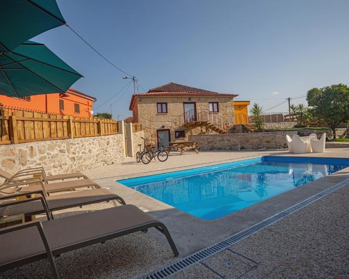 Casa da Clarinha, piscina, perto Sistelo e Ecovia do Vez