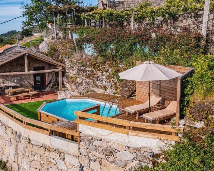 Chalé dos Penedos, sossego e piscina privada
