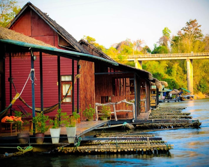 Boutique Raft Resort, River Kwai