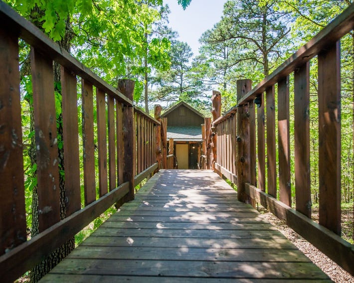 Eureka Springs Treehouses Caves Castles and Hobbits